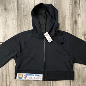 NWT Hollister Gilly Hicks Crop Full-Zip Hoodie